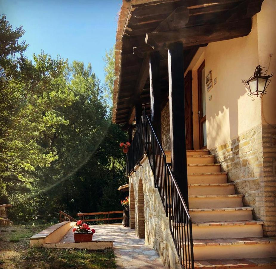 Gasthaus Le Querce Di Assisi Piano Delle Pieve Exterior foto
